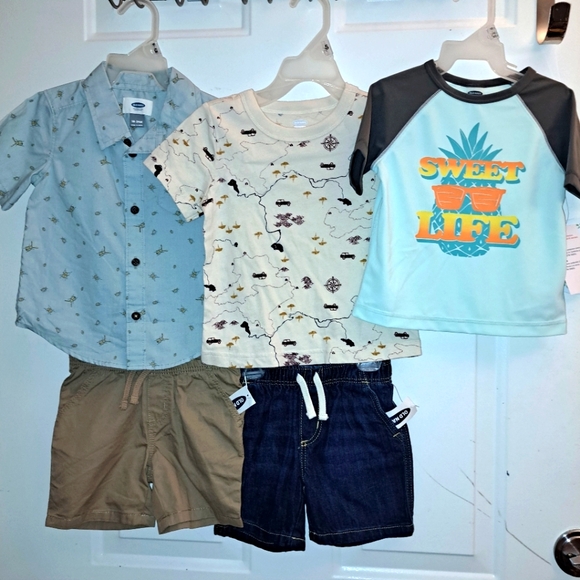 Nwt Lot of Summer Boys Outdoors Themed 18-24 Months Old Navy Gift Idea - Picture 1 of 5